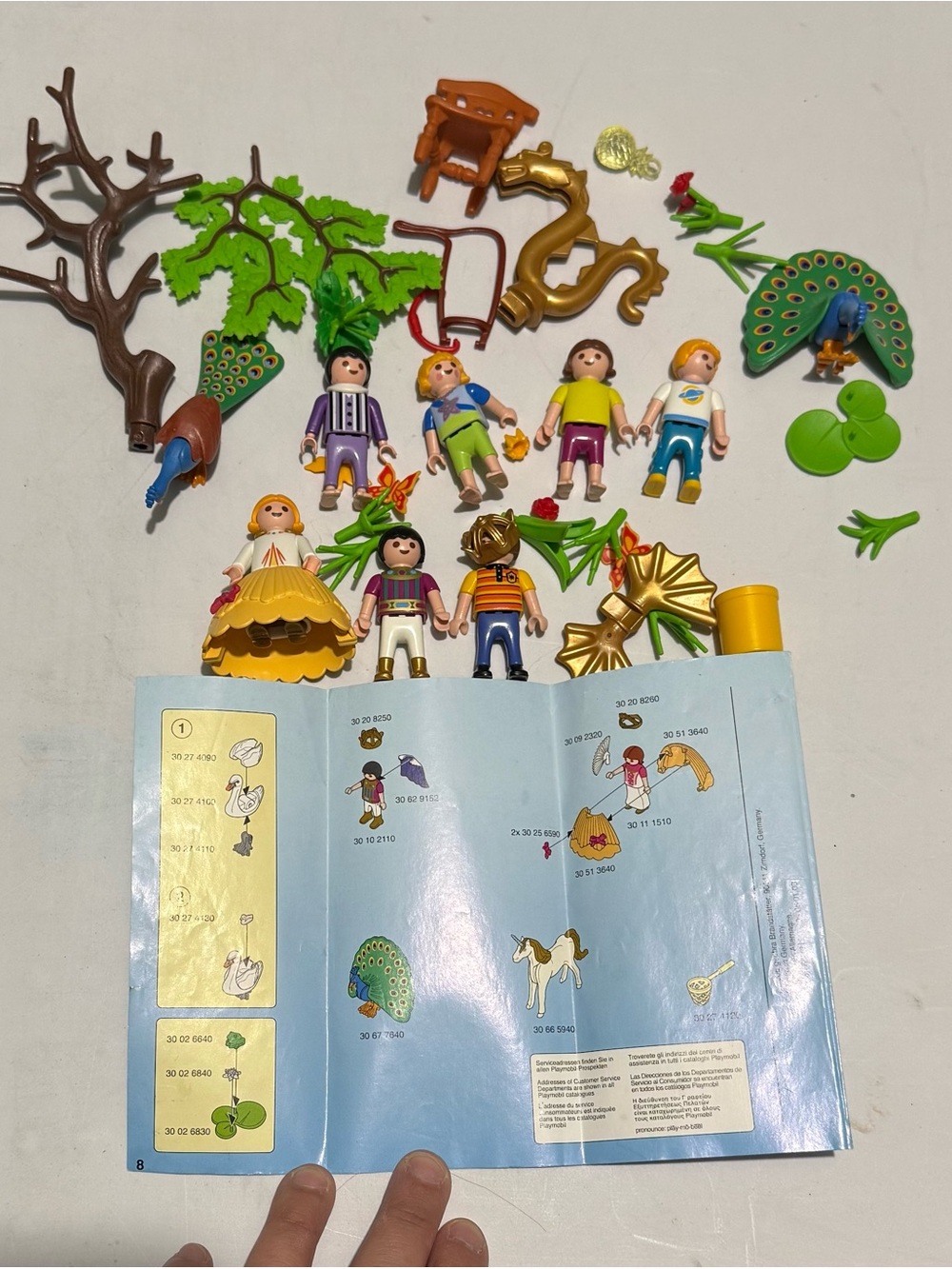 Vintage Playmobil Fantasy / Princess Garden Collection